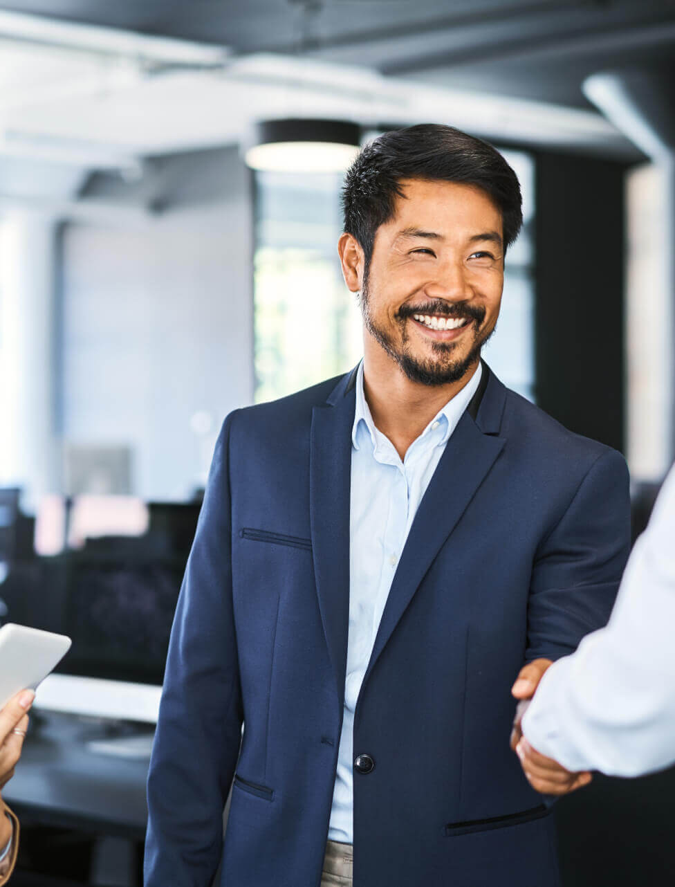 Student networking to learn the importance of Global Healthcare