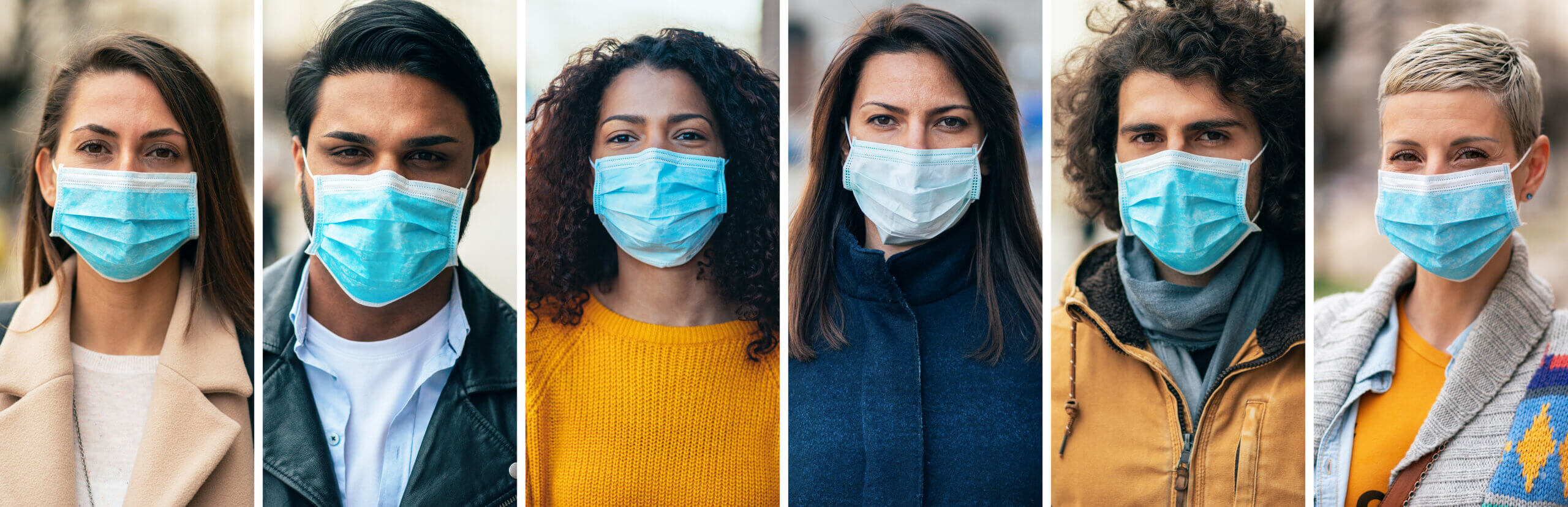 masked diverse group