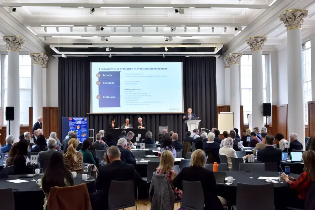 Award ceremony honoring Global Fellows in Medicines Development. 