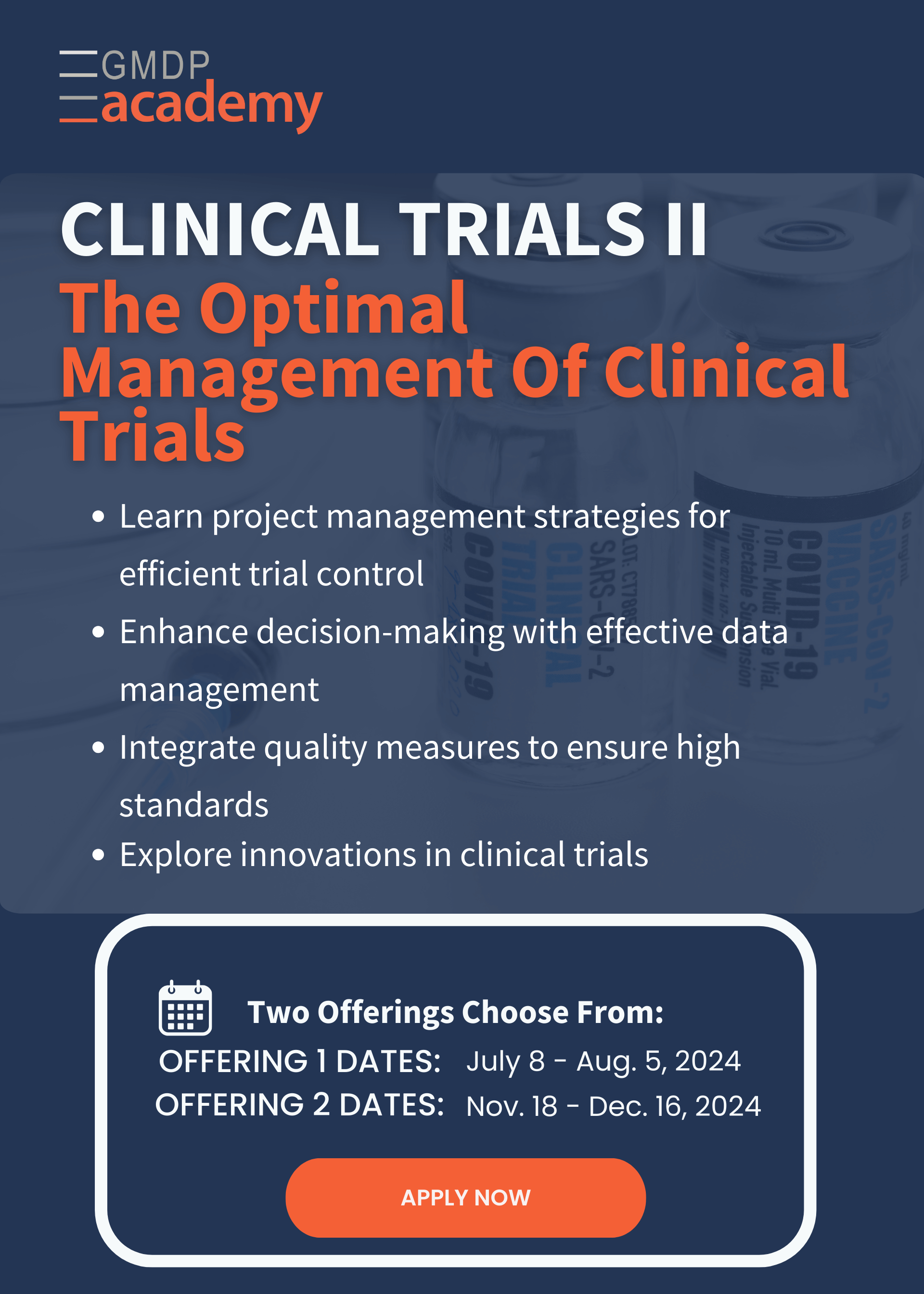 Clinical Trials II - 4-week short course