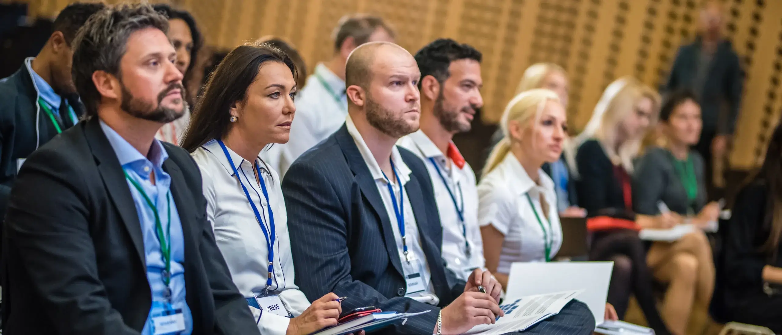 business people in seminar
