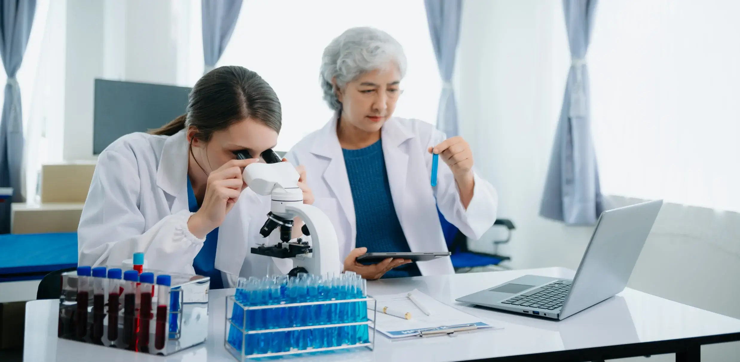 doctors conducting research in a medical laboratory