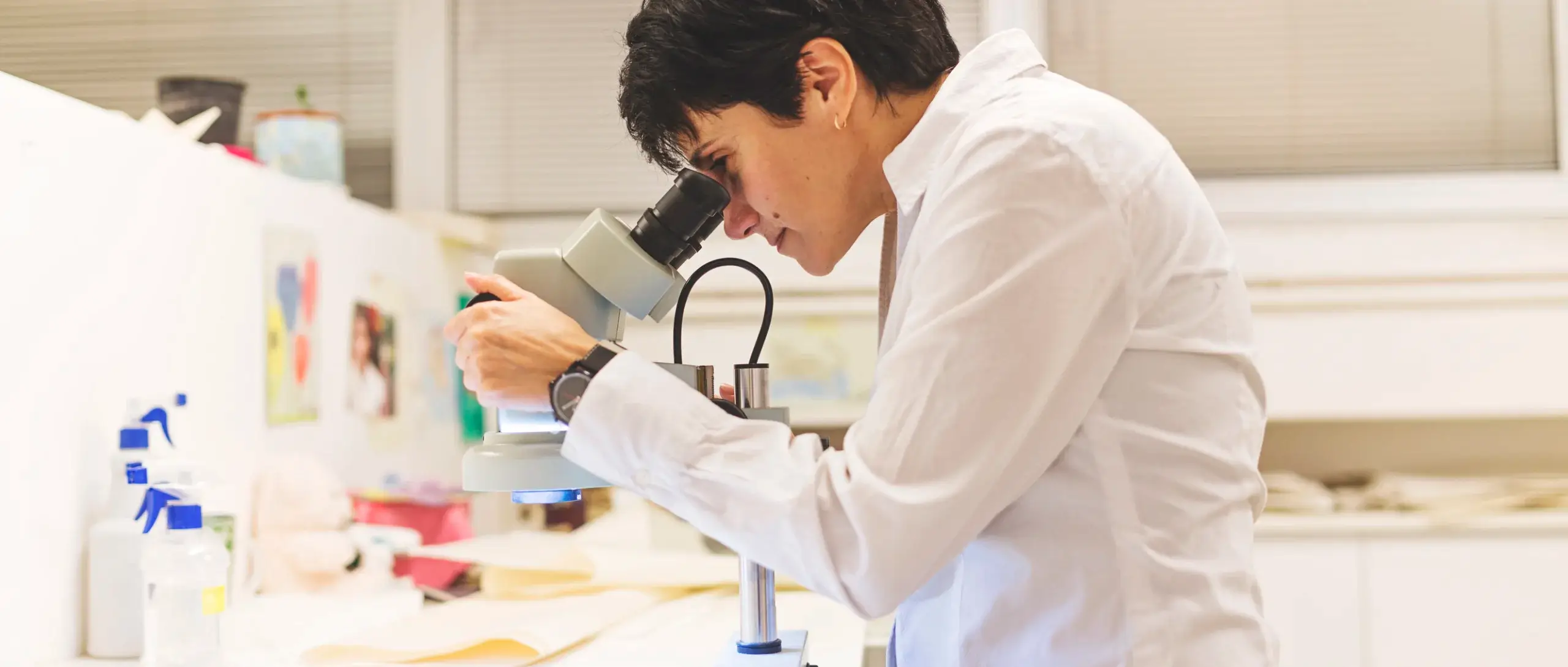 doctor conducting genetic research