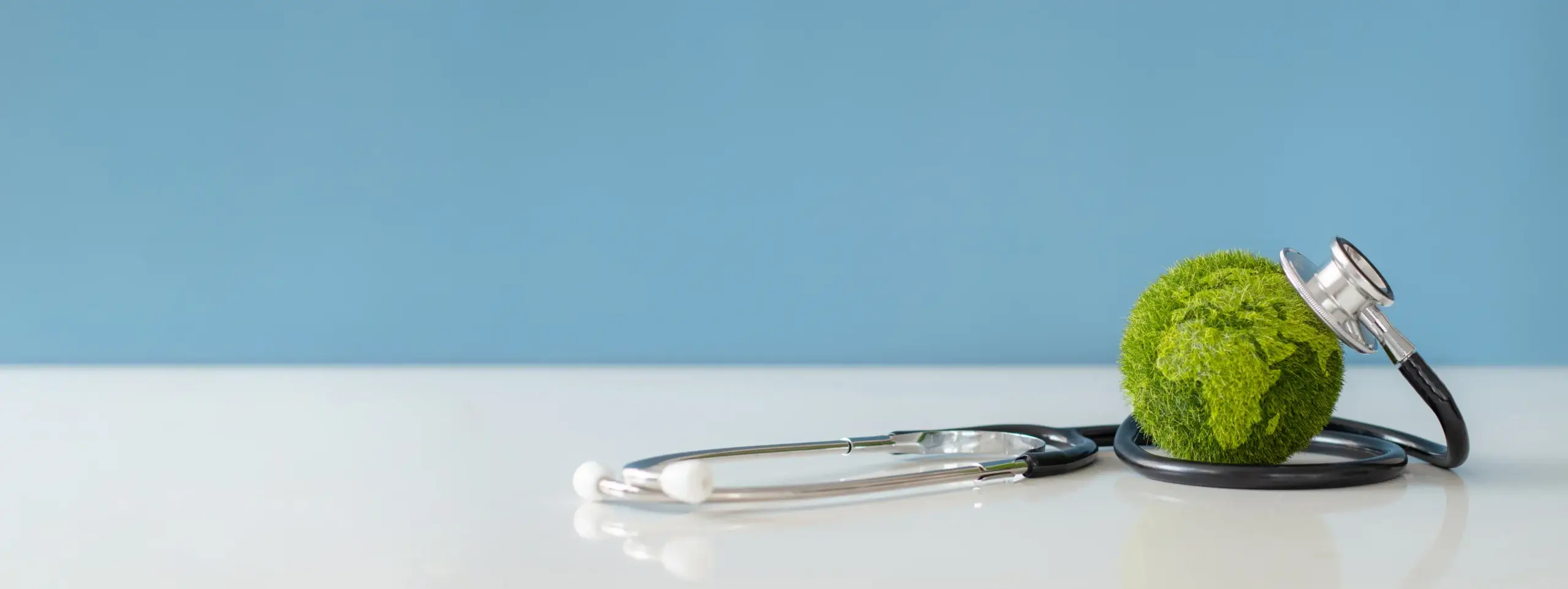 stethoscope representing sustainability